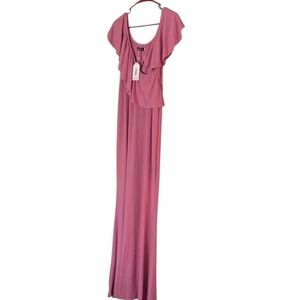 Chic Mauve Maxi Dress